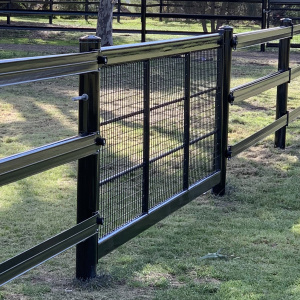 Heavy Duty Black Horse Safe Gate